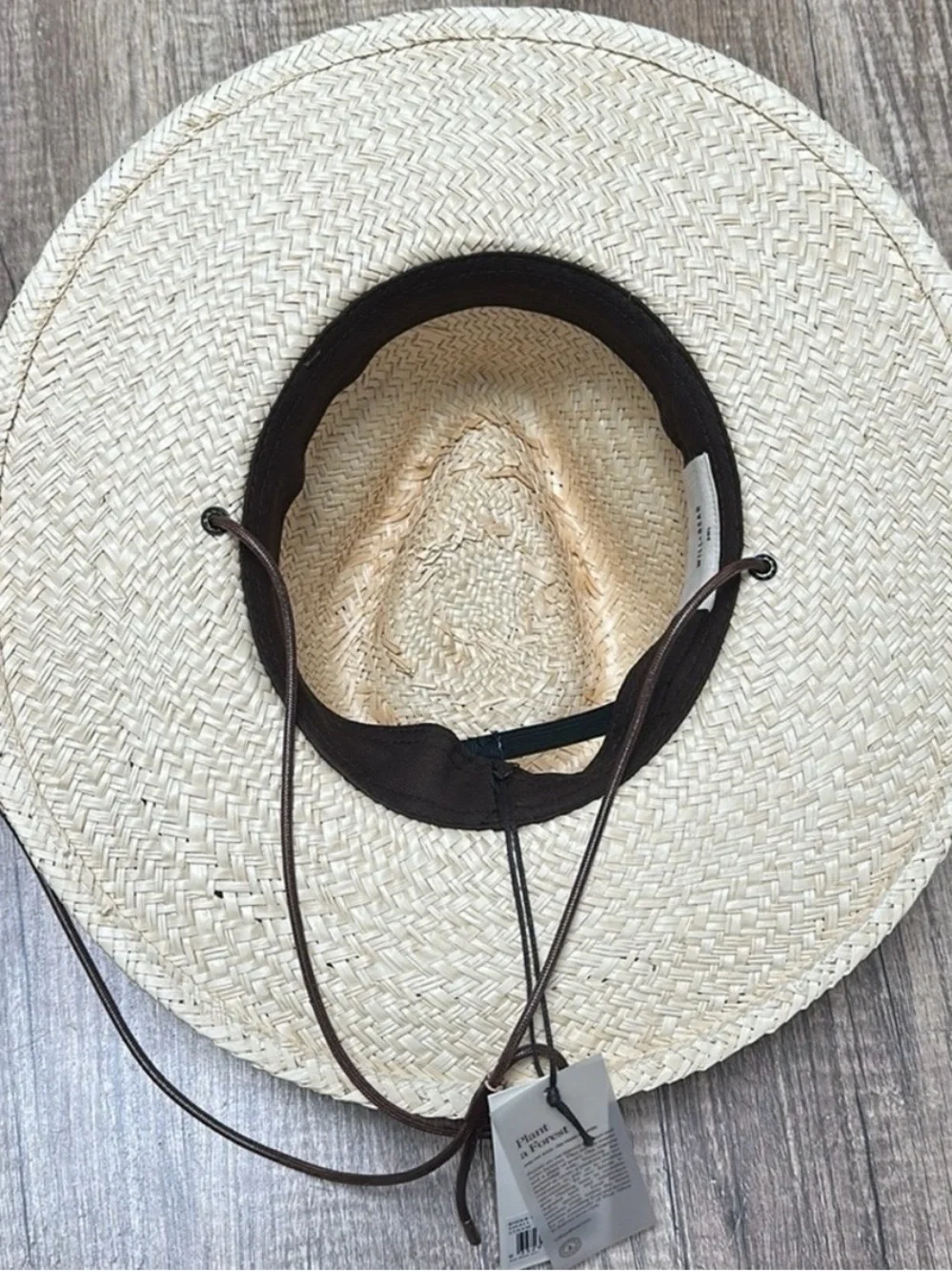 NWT Will + Bear bone straw hat sz small - Picture 8 of 10